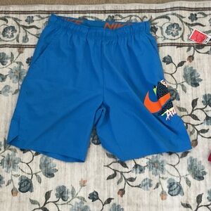 Nike Men's Vibrant Blue Athletic Shorts